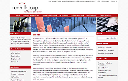 redhillgroup website