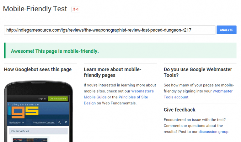 Google Gives Preference to Mobile-Friendly Websites