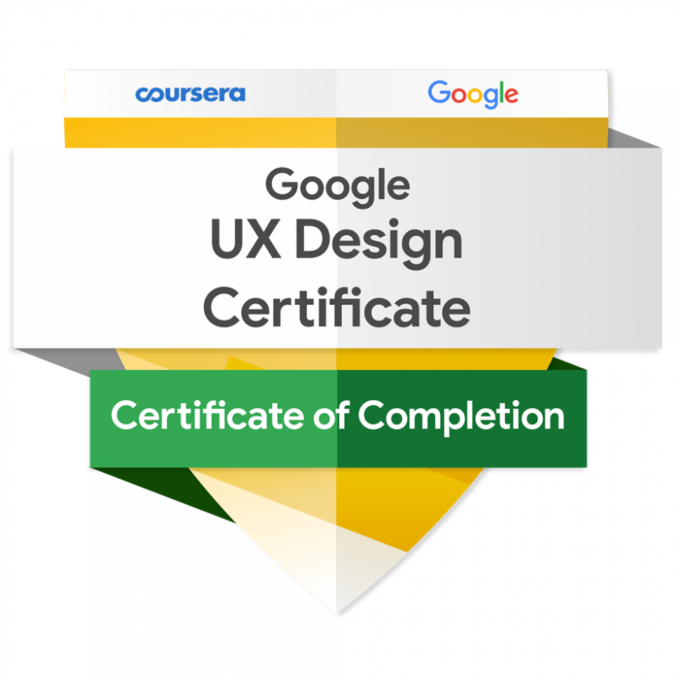 Google UX Design Certificate shield